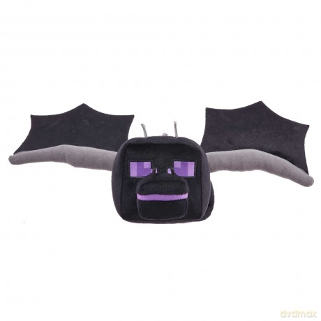 Mattel Minecraft Ender Dragoon Plush Figure with Lights and Sounds, Video-Game Collectible Toy, Gift for Fans Age 3 Years Old & Up, HGV56