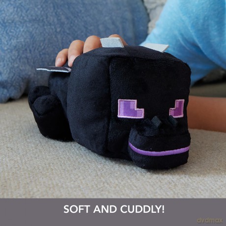 Mattel Minecraft Plush Ender Dragon Character Soft Doll, Video Game-Inspired Collectible Toy Gift, 8-inch, HWH32