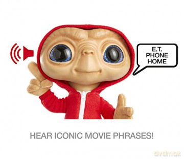 Mattel ?E.T. The Extra-Terrestrial 40th Anniversary Plush Figure with Lights and Sounds, Soft Toy for Gifts and Collectors, HHX97