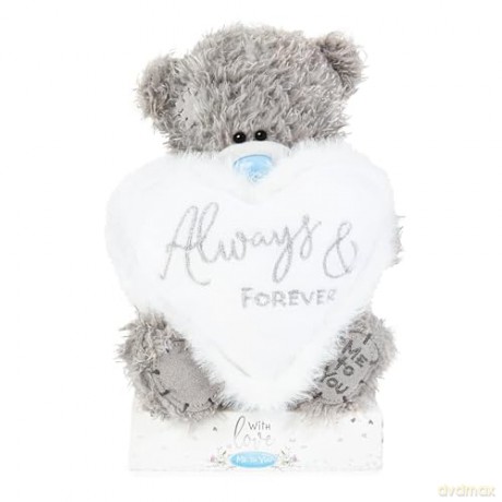 Me to You Always and Forever Tatty Teddy Bear 15cm - Official Wedding Collection, Grey
