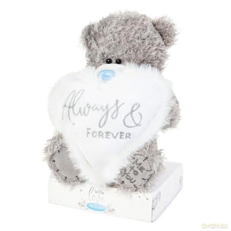 Me to You Always and Forever Tatty Teddy Bear 15cm - Official Wedding Collection, Grey