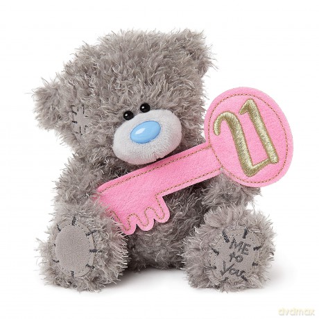Me to You 21st Birthday Tatty Teddy,Blue,gold,grey,pink