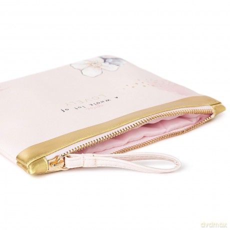 Me to You AGW01004 Whole Lot of Lovely Cosmetic Make Up Bag, Blush
