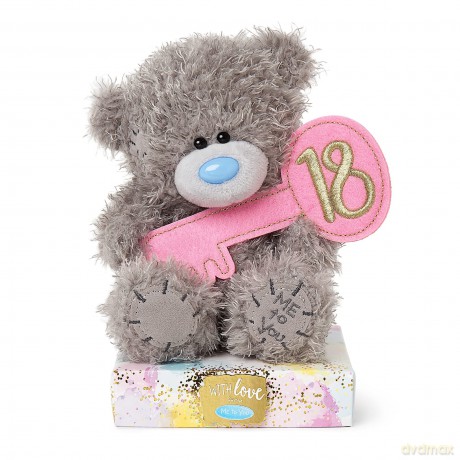 Me to You AP701071 Me to You 18th Birthday Tatty Teddy, Blue, gold, grey, pink