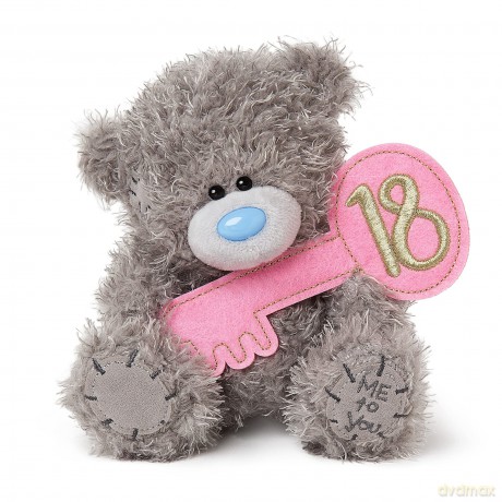 Me to You AP701071 Me to You 18th Birthday Tatty Teddy, Blue, gold, grey, pink