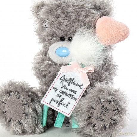 Me to You Signature Collection Girlfriend Tatty Teddy,Blue,grey,silver