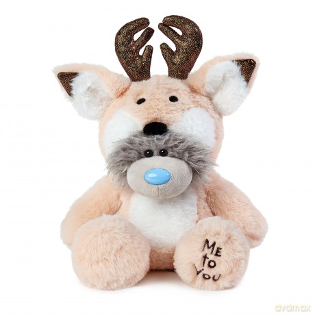 Me to You Tatty Teddy Bear Wearing Reindeer Costume in a Gift Box - Official Collection