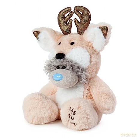 Me to You Tatty Teddy Bear Wearing Reindeer Costume in a Gift Box - Official Collection