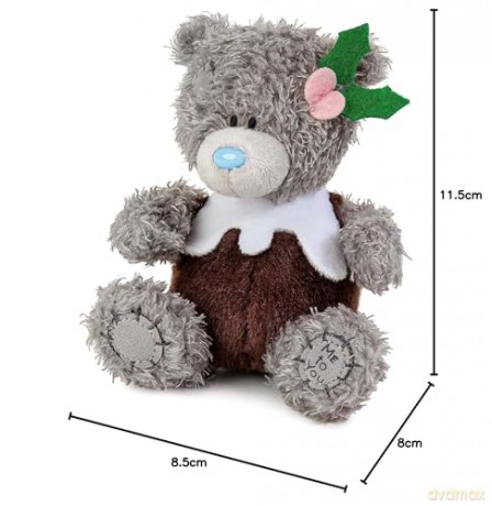 Me to You Tatty Teddy Christmas Pudding Bear 10cm High - Official Collection