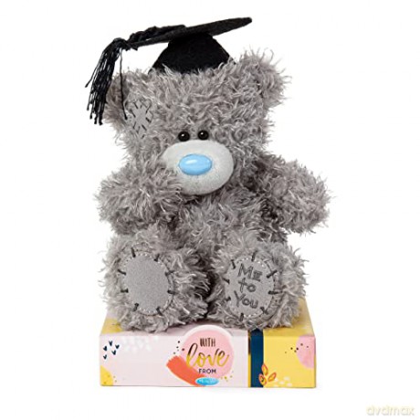 Me to You Tatty Teddy Graduation Plush Bear - Official Collection, Gray