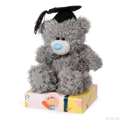 Me to You Tatty Teddy Graduation Plush Bear - Official Collection, Gray