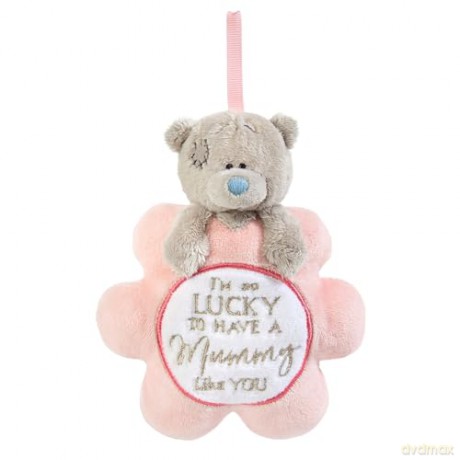 Me to You Tatty Teddy Plush Mummy Hanging Plaque with Ribbon - Official Mothers Day Collection