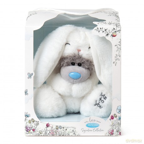 Me to You Tatty Teddy in Bunny Rabbit Dress Up Outfit - Official Collection,Blue,grey,pink,silver