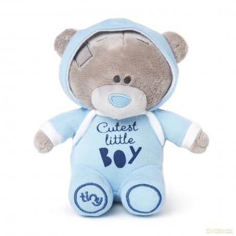 Me to You Tiny Tatty Teddy Cutest Little Boy Bear in Blue Baby Grow - Official Collection