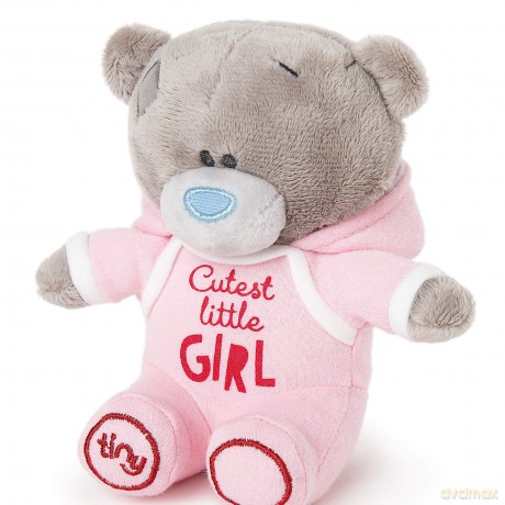Me to You Tiny Tatty Teddy Cutest Little Girl Bear in Pink Baby Grow - Official Collection