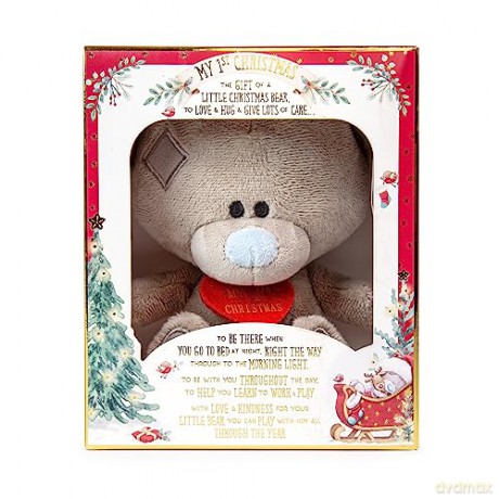 Me to You Tiny Tatty Teddy My First Christmas Bear in Gift Box - Official Collection
