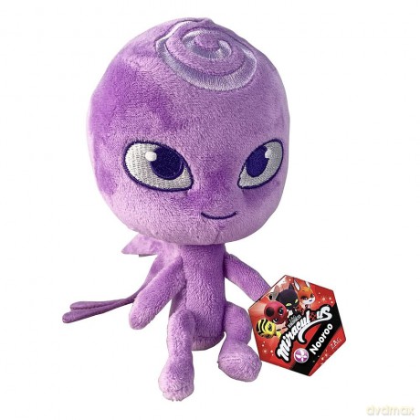 Miraculous Kwami Nooroo Plush Toy From Tales Of Ladybug And Cat Noir | 15cm Nooroo Soft Toy | Super Soft And Cuddly Toys Bring Their Favourite TV Show To Life | Bandai