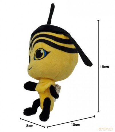 Miraculous Kwami Pollen Plush Toy From Tales Of Ladybug And Cat Noir | 15cm Pollen Soft Toy | Super Soft And Cuddly Toys Bring Their Favourite TV Show To Life | Bandai