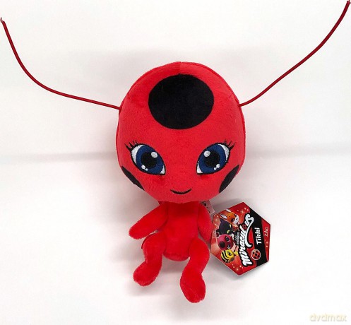 Miraculous Kwami Tikki Plush Toy From Tales Of Ladybug And Cat Noir | 15cm Tikki Soft Toy | Super Soft And Cuddly Toys Bring Their Favourite TV Show To Life | Bandai