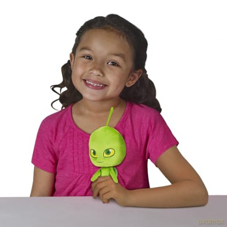 Miraculous Kwami Wayzz Plush Toy From Tales Of Ladybug And Cat Noir | 15cm Wayzz Soft Toy | Super Soft And Cuddly Toys Bring Their Favourite TV Show To Life | Bandai