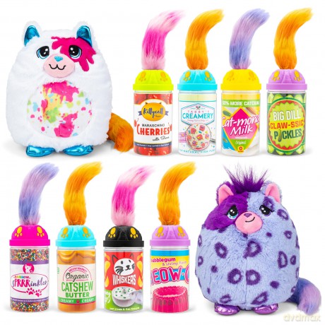 Misfittens | Surprise Cat Plush Wave 3 | Cuddly Soft Toy for Girls and Boys, Toddler Toys, Plush Gift for Kids, Suitable for Kids Aged 4+ | Basic Fun, 03939, Willekeurig Geleverd