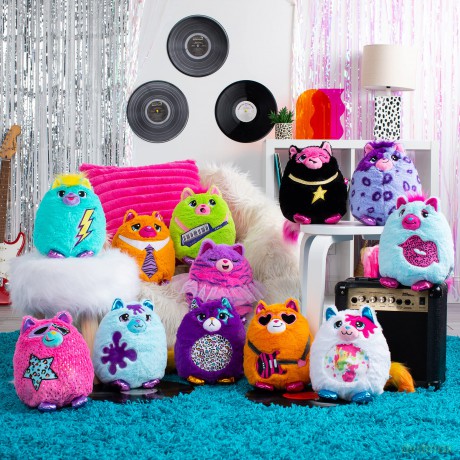 Misfittens | Surprise Cat Plush Wave 3 | Cuddly Soft Toy for Girls and Boys, Toddler Toys, Plush Gift for Kids, Suitable for Kids Aged 4+ | Basic Fun, 03939, Willekeurig Geleverd