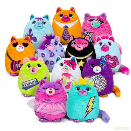 Misfittens | Surprise Cat Plush Wave 3 | Cuddly Soft Toy for Girls and Boys, Toddler Toys, Plush Gift for Kids, Suitable for Kids Aged 4+ | Basic Fun, 03939, Willekeurig Geleverd