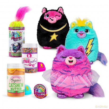 Misfittens | Surprise Cat Plush Wave 3 | Cuddly Soft Toy for Girls and Boys, Toddler Toys, Plush Gift for Kids, Suitable for Kids Aged 4+ | Basic Fun, 03939, Willekeurig Geleverd