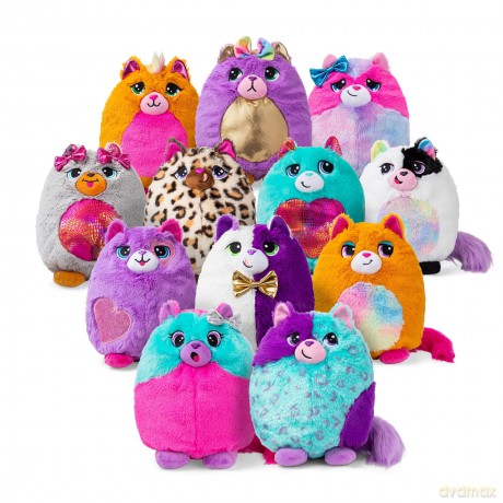 Misfittens | Surprise Cat Plush | Cuddly Soft Toy for Girls and Boys, Toddler Toys, Plush Gift for Kids, Suitable for Kids Aged 4+ | Basic Fun, 03936
