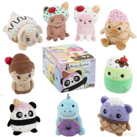 Moriah Elizabeth 80212 6" Mini Mystery Plush - Series 2 YouTube Craft Channel, Blind Box, 1 of 9 Possible, Official Merch, Multicolour, Single