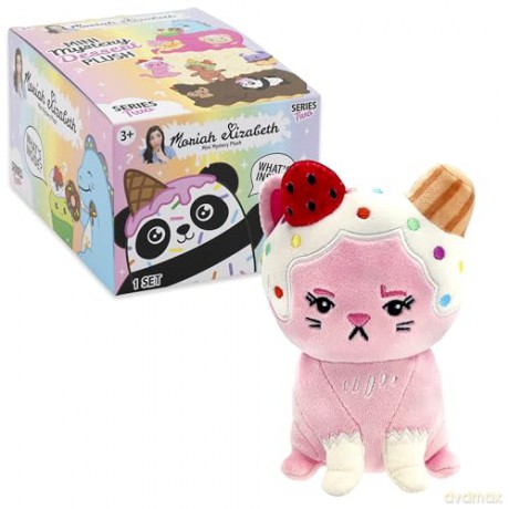 Moriah Elizabeth 80212 6" Mini Mystery Plush - Series 2 YouTube Craft Channel, Blind Box, 1 of 9 Possible, Official Merch, Multicolour, Single