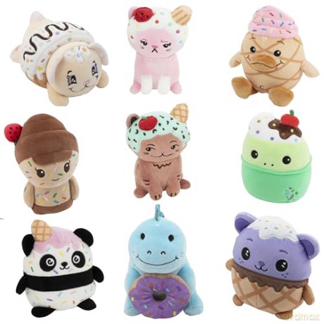Moriah Elizabeth 80212 6" Mini Mystery Plush - Series 2 YouTube Craft Channel, Blind Box, 1 of 9 Possible, Official Merch, Multicolour, Single