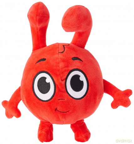 Morphle 8-inch Talking Soft Toy, preschool plush, with sound effects, moonbug, gift for 2-5 year old, Red