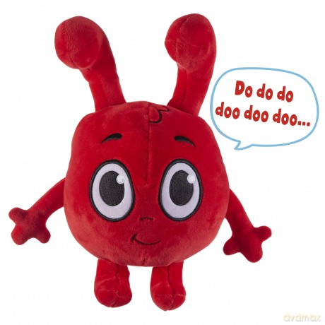 Morphle 8-inch Talking Soft Toy, preschool plush, with sound effects, moonbug, gift for 2-5 year old, Red