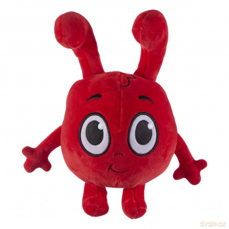 Morphle 8-inch Talking Soft Toy, preschool plush, with sound effects, moonbug, gift for 2-5 year old, Red