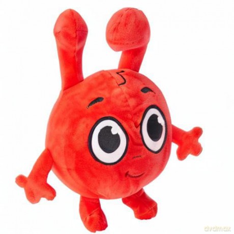 Morphle 8-inch Talking Soft Toy, preschool plush, with sound effects, moonbug, gift for 2-5 year old, Red