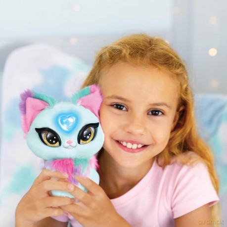 My Fuzzy Friends Magic Whispers Skye Kitty Interactive Plush Pet Kids Toy, Loveable and Lifelike Companion for Boys and Girls Aged 4 Years Plus that Magically Speaks to You