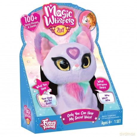 My Fuzzy Friends Magic Whispers Zoey Kitty Interactive Plush Pet Kids Toy, Loveable and Lifelike Companion for Boys and Girls Aged 4 Years Plus that Magically Speaks to You