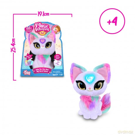 My Fuzzy Friends Magic Whispers Zoey Kitty Interactive Plush Pet Kids Toy, Loveable and Lifelike Companion for Boys and Girls Aged 4 Years Plus that Magically Speaks to You