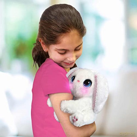 My Fuzzy Friends Poppy The Snuggling Bunny Interactive Plush Pet Kids Toy, Loveable and Lifelike Companion for Boys and Girls Aged 4 Years Plus with Over 50 Sounds and Reactions