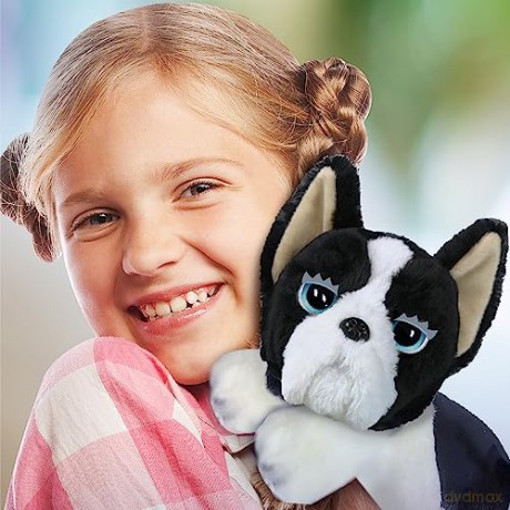 My Fuzzy Friends Tucker The Sleepy Puppy Interactive Plush Pet Kids Toy, Loveable and Lifelike Companion for Boys and Girls aged 4 Years Plus with over 50 Sounds and Reactions