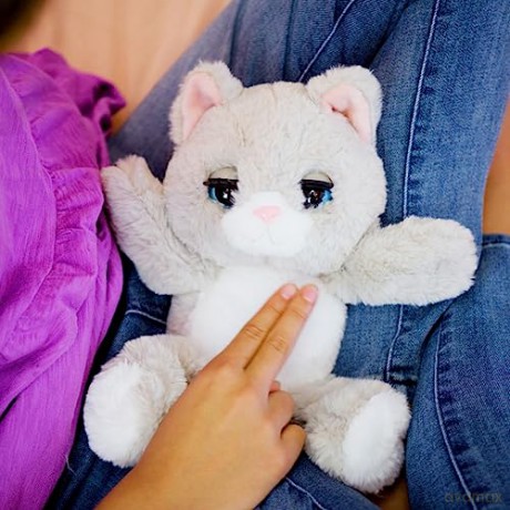 My Fuzzy Friends Winks The Sleepy Kitty Interactive Plush Pet Kids Toy, Loveable and Lifelike Companion for Boys and Girls aged 4 Years Plus with over 50 Sounds and Reactions