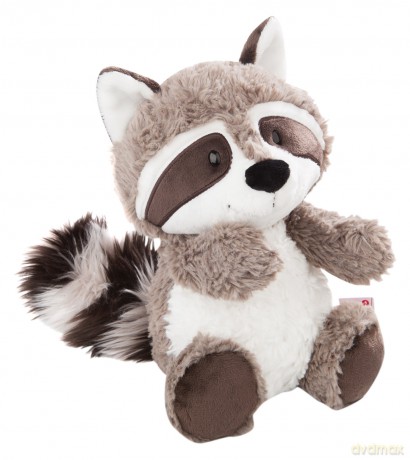 NICI 41141 Raccoon Rod Dangling Plush Toy, Brown, 35 cm