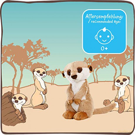 NICI 45850 Cuddly Toy Meerkat 30cm, Brown/Beige, 30 cm