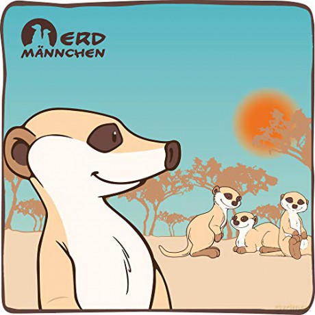 NICI 45850 Cuddly Toy Meerkat 30cm, Brown/Beige, 30 cm