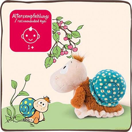 NICI 46507 Animal Cuddly Soft Toy Snail Classic Bear 25cm, Multicoloured, 25 cm