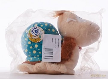 NICI 46507 Animal Cuddly Soft Toy Snail Classic Bear 25cm, Multicoloured, 25 cm