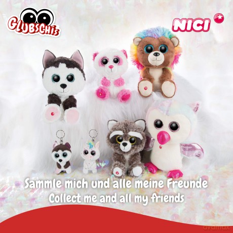 NICI 46617 GluUBSCHIS Bunny GLUBSCHIS Cuddly Soft Toy Rabbit Wolli-Dot 15cm, White, Large