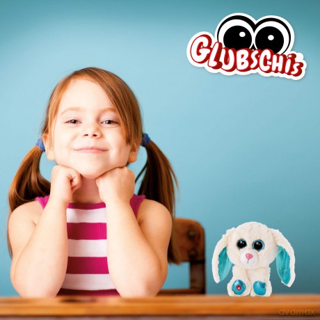 NICI 46617 GluUBSCHIS Bunny GLUBSCHIS Cuddly Soft Toy Rabbit Wolli-Dot 15cm, White, Large