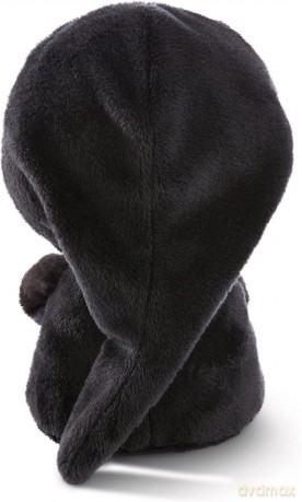 NICI 47549 Original - Glubschis Halloween Grim Reaper Sanito 25 cm-Cuddly Toy with Big, Glittery Eyes-Fluffy Stuffed Animal, Black/White